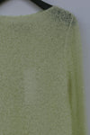 SWAYING/KNIT Paper Yarn Top SW212SZ39 Green PS23